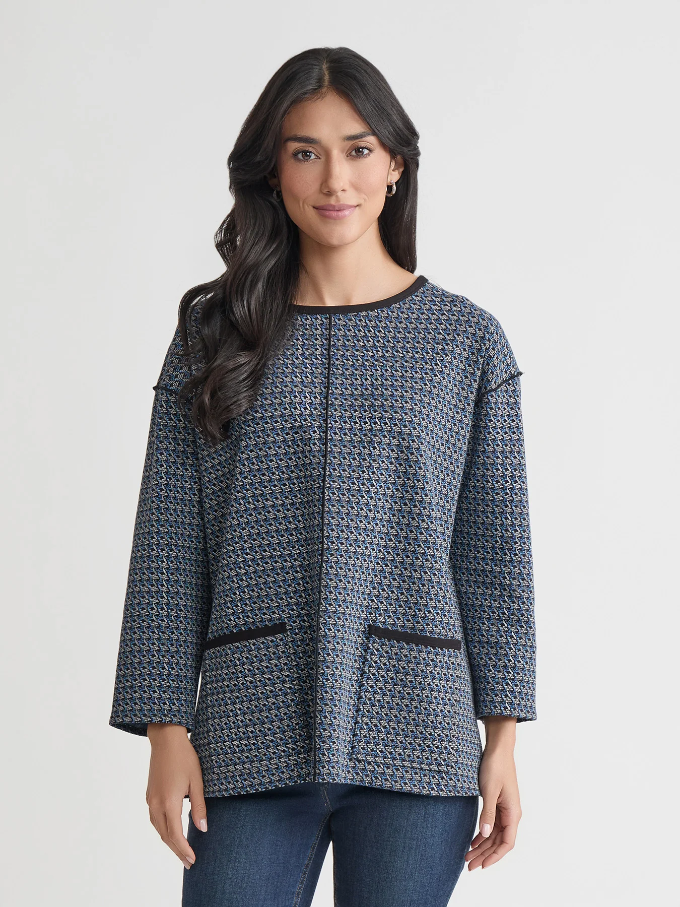 Binding Edge Top, Serenity Knit