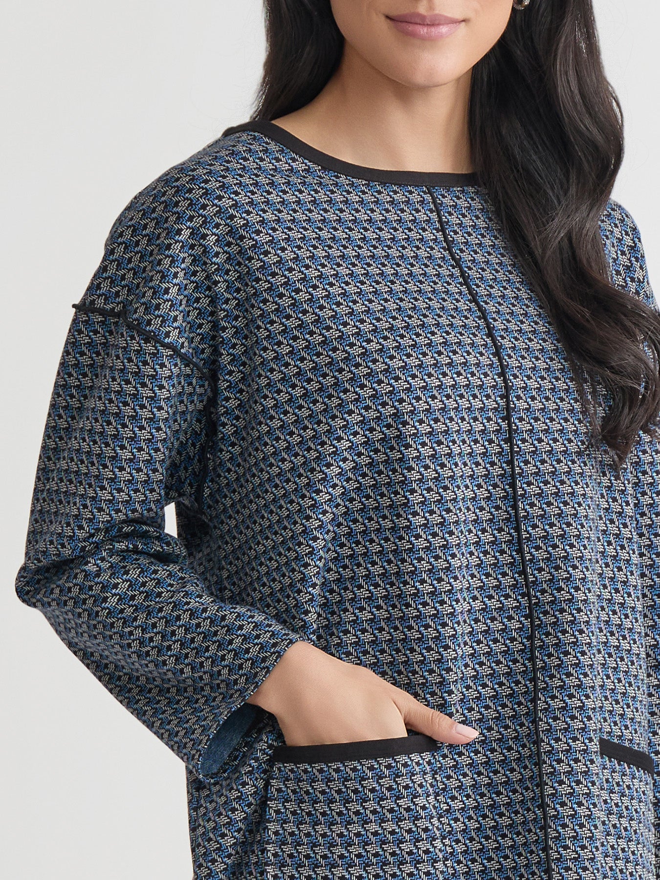 Binding Edge Top, Serenity Knit - Image 3