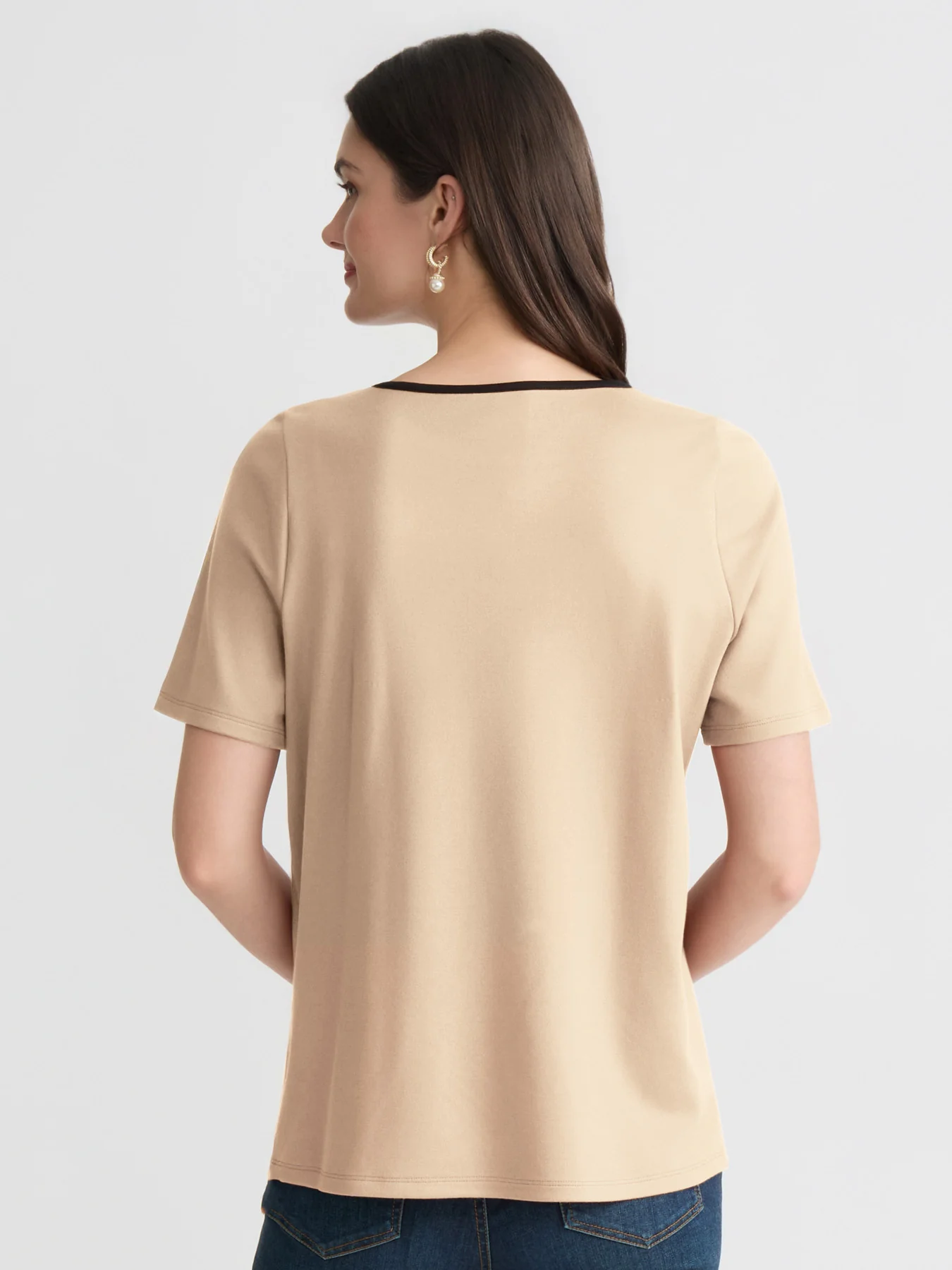 Button Shoulder Tee, Serenity Knit - Image 4