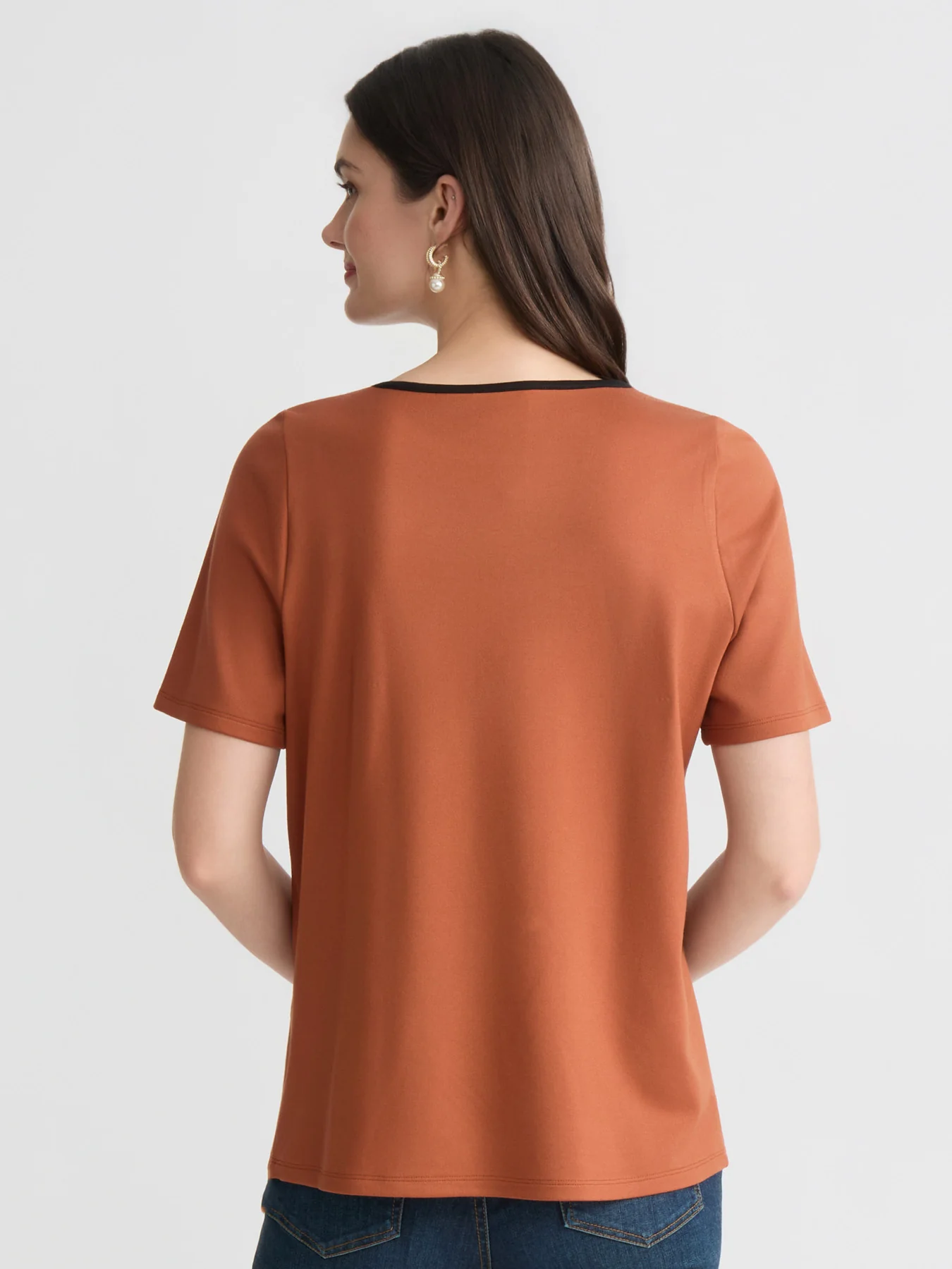 Button Shoulder Tee, Serenity Knit - Image 4