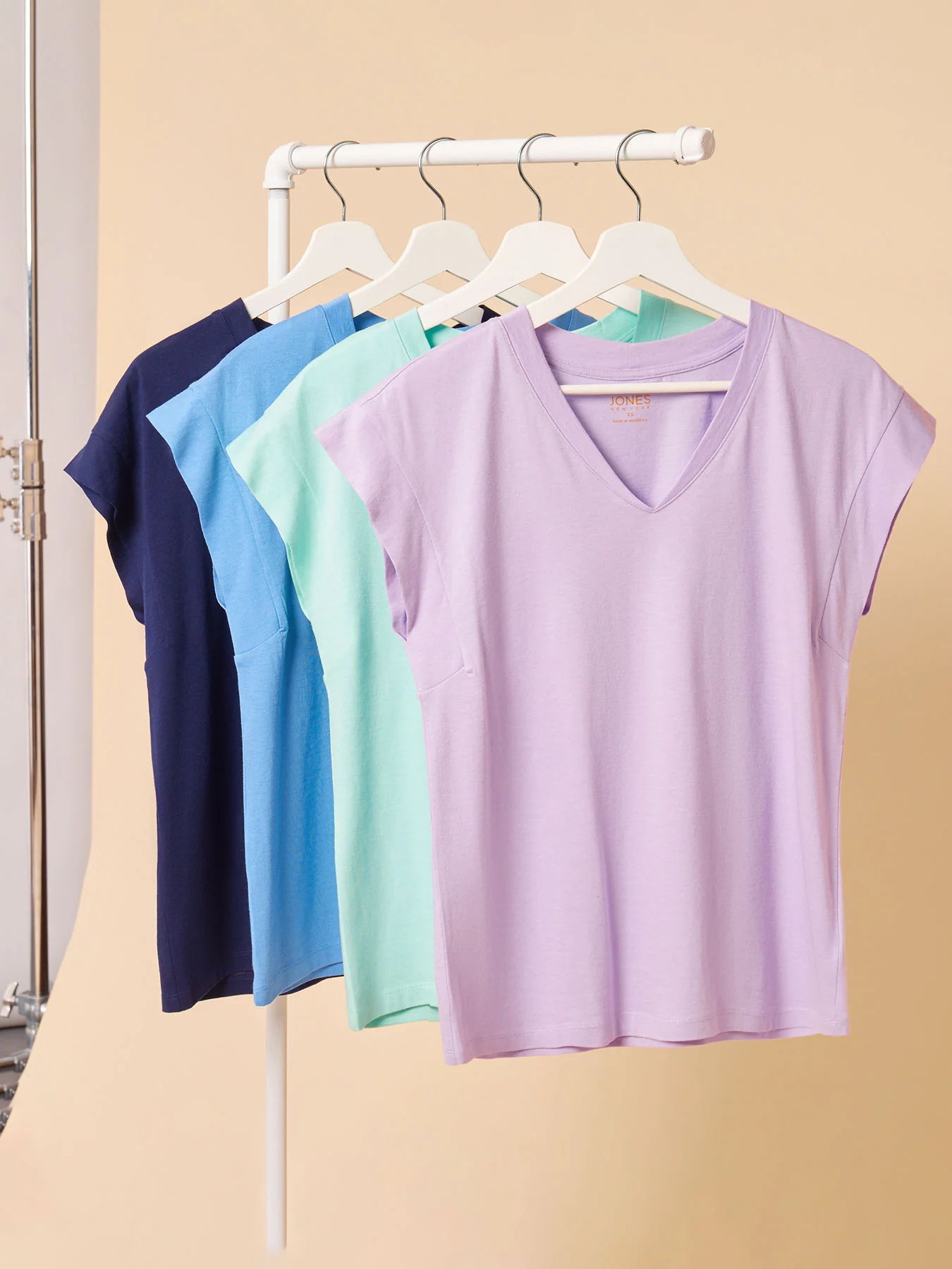 Cap Sleeve V-Neck Top - Image 4