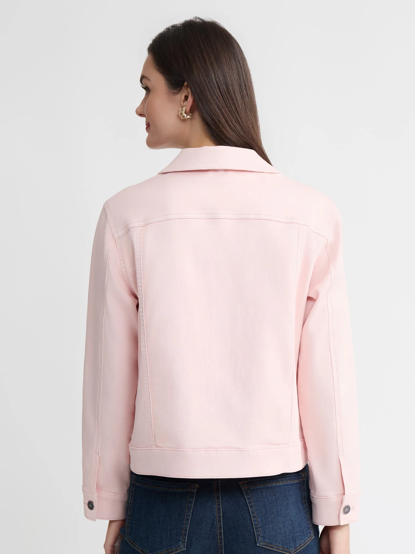 Denim Jacket with Patch Pockets - Image 4
