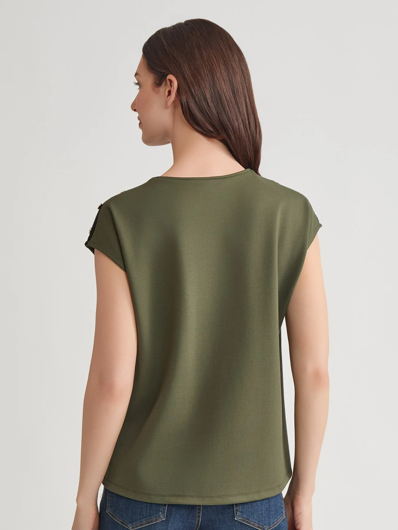 Drop Shoulder Top, Serenity Knit - Image 4