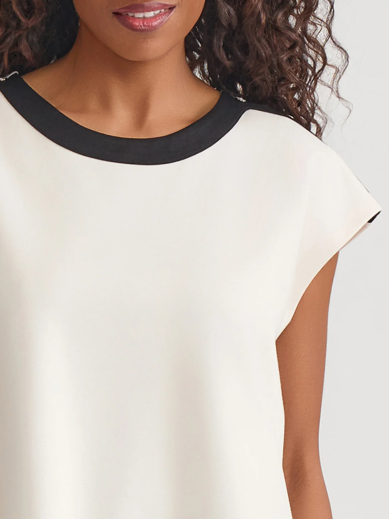 Drop Shoulder Top, Serenity Knit - Image 3