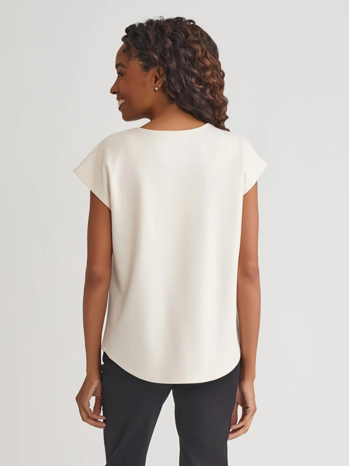 Drop Shoulder Top, Serenity Knit - Image 4