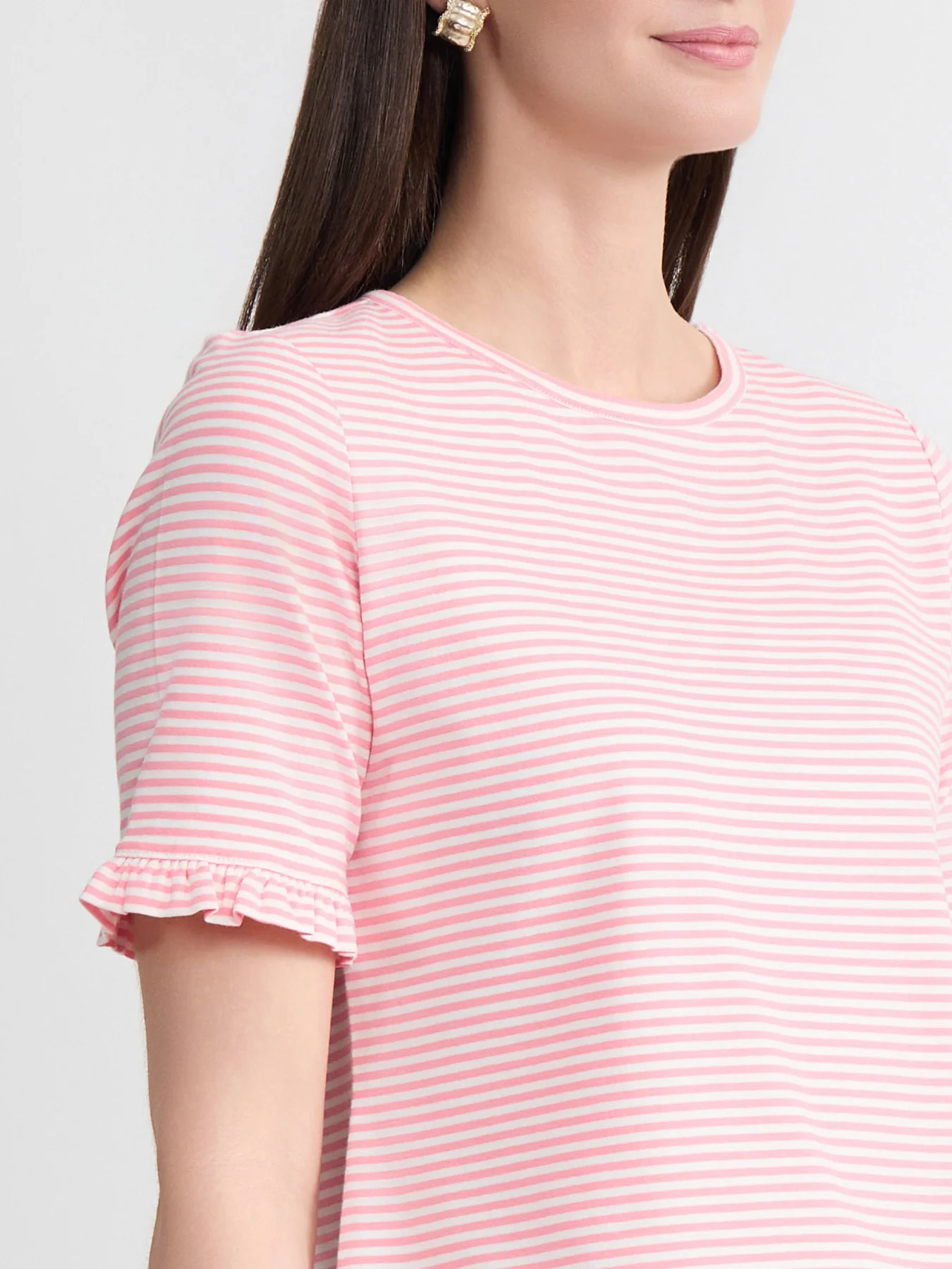 Elbow Ruffle Sleeve Top - Image 3