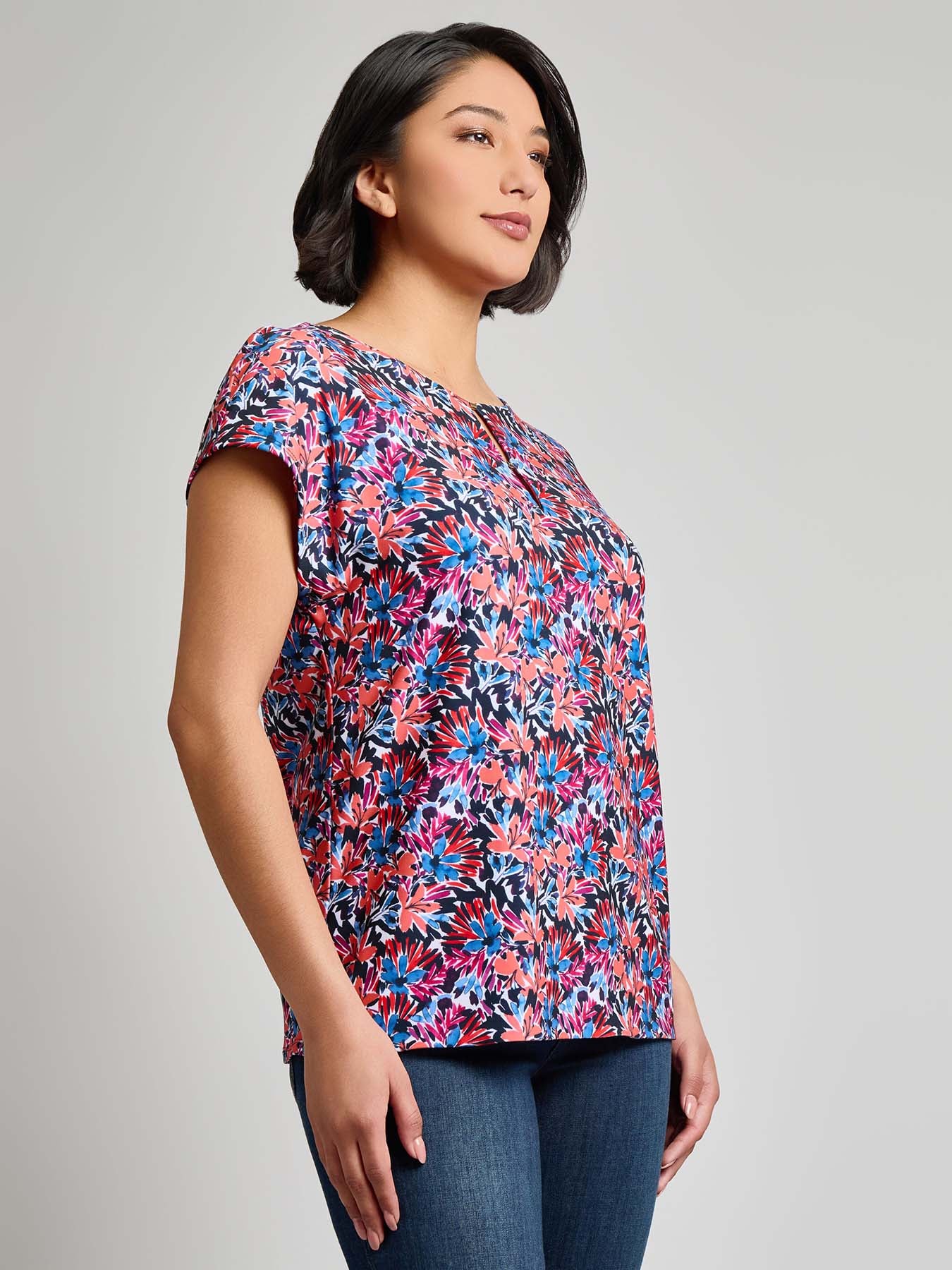 Extended Shoulder Pullover Top - Image 2
