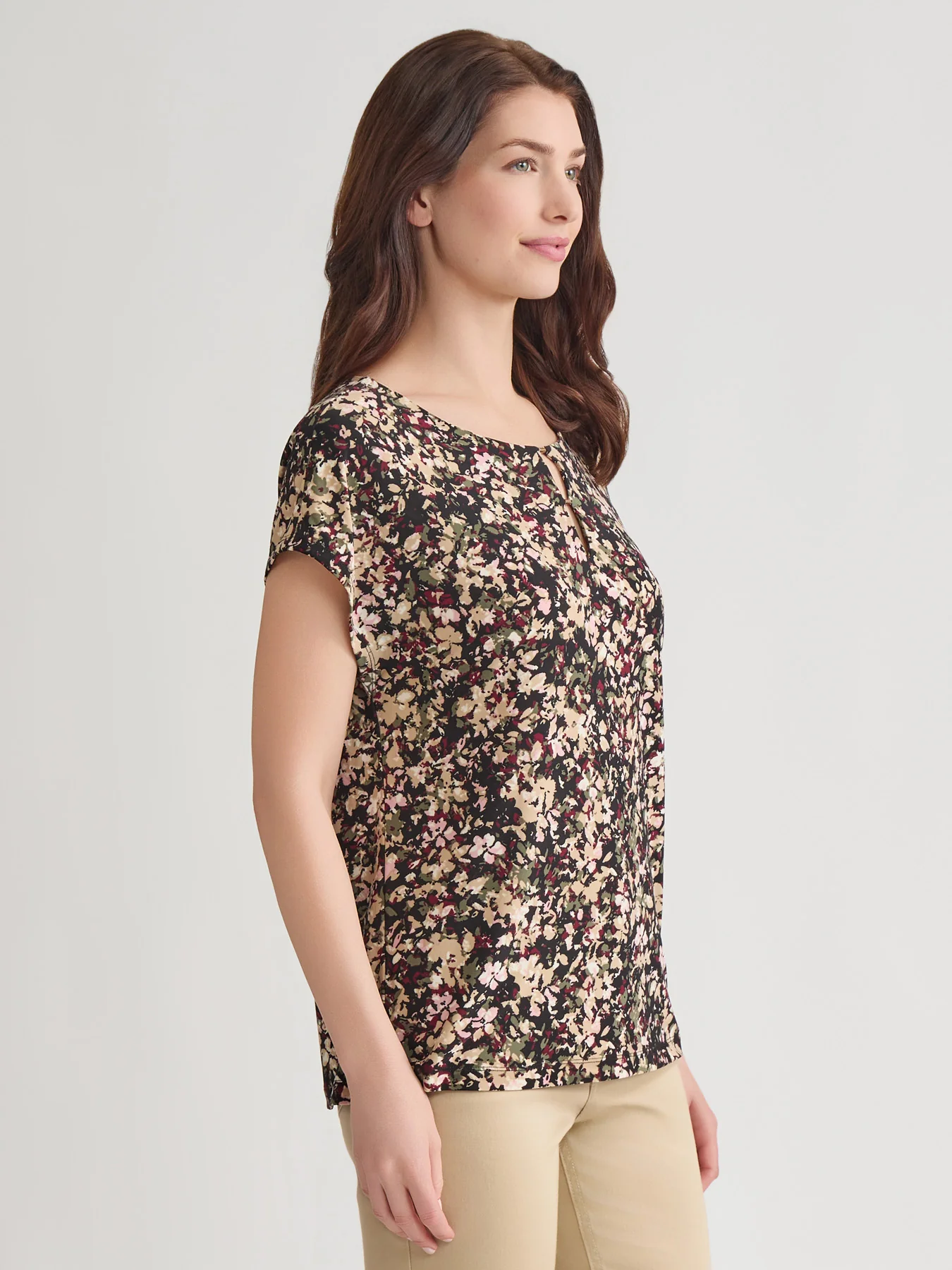 Extended Shoulder Pullover Top - Image 2