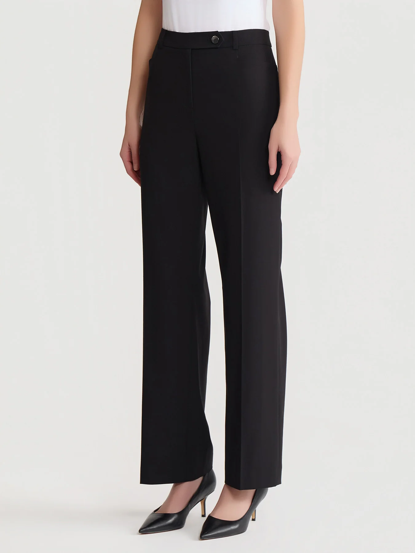 Extended Tab Straight Leg Pant, Polished Bi-Stretch - Image 2