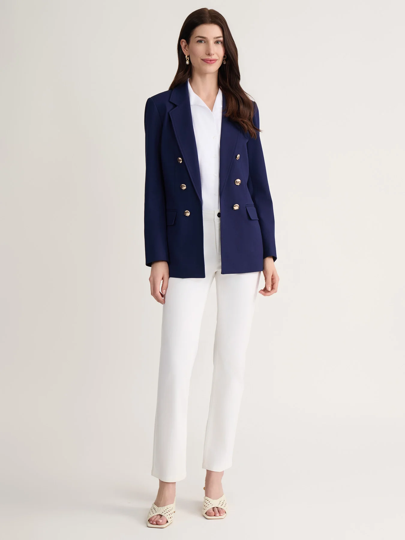 Faux Double Breasted Jacket, Modern Compression - Image 5