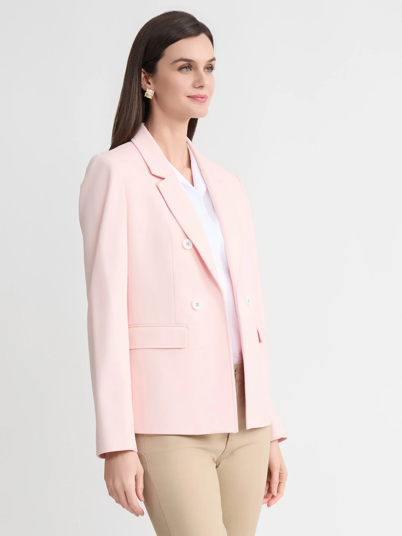 Faux Double Breasted Jacket, Modern Compression - Image 2