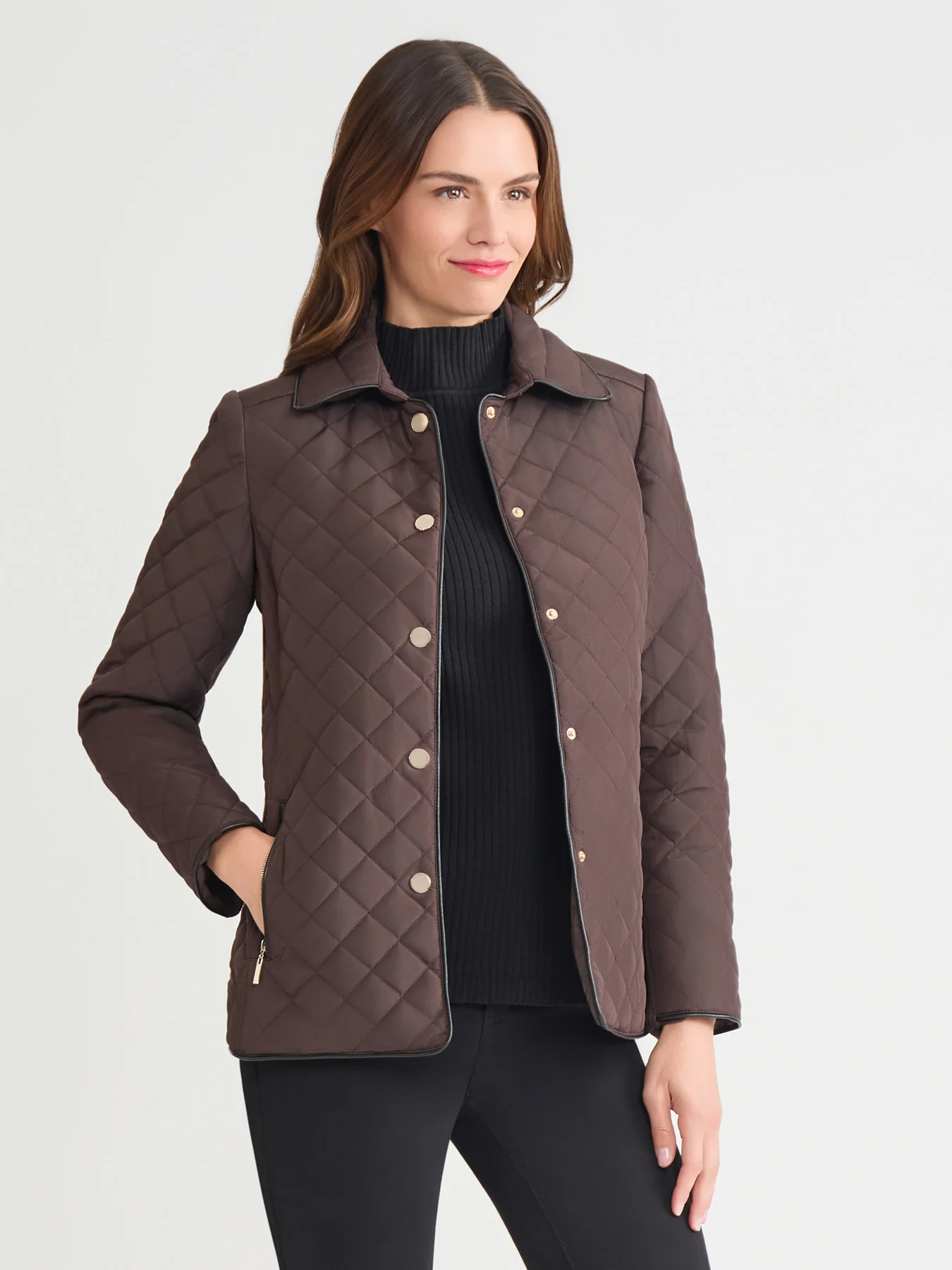 Five-Button Quilted Jacket - Image 2