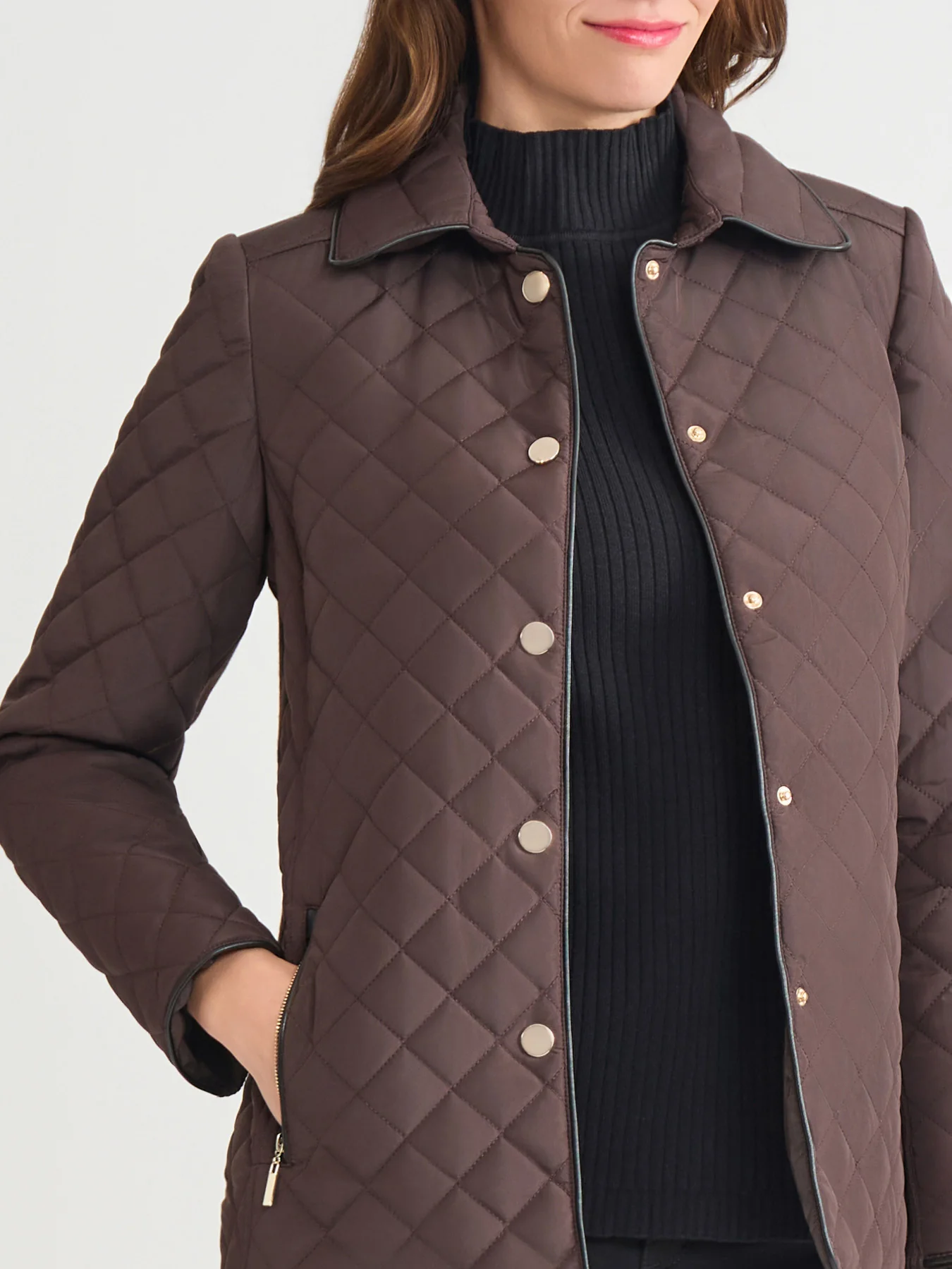 Five-Button Quilted Jacket - Image 3