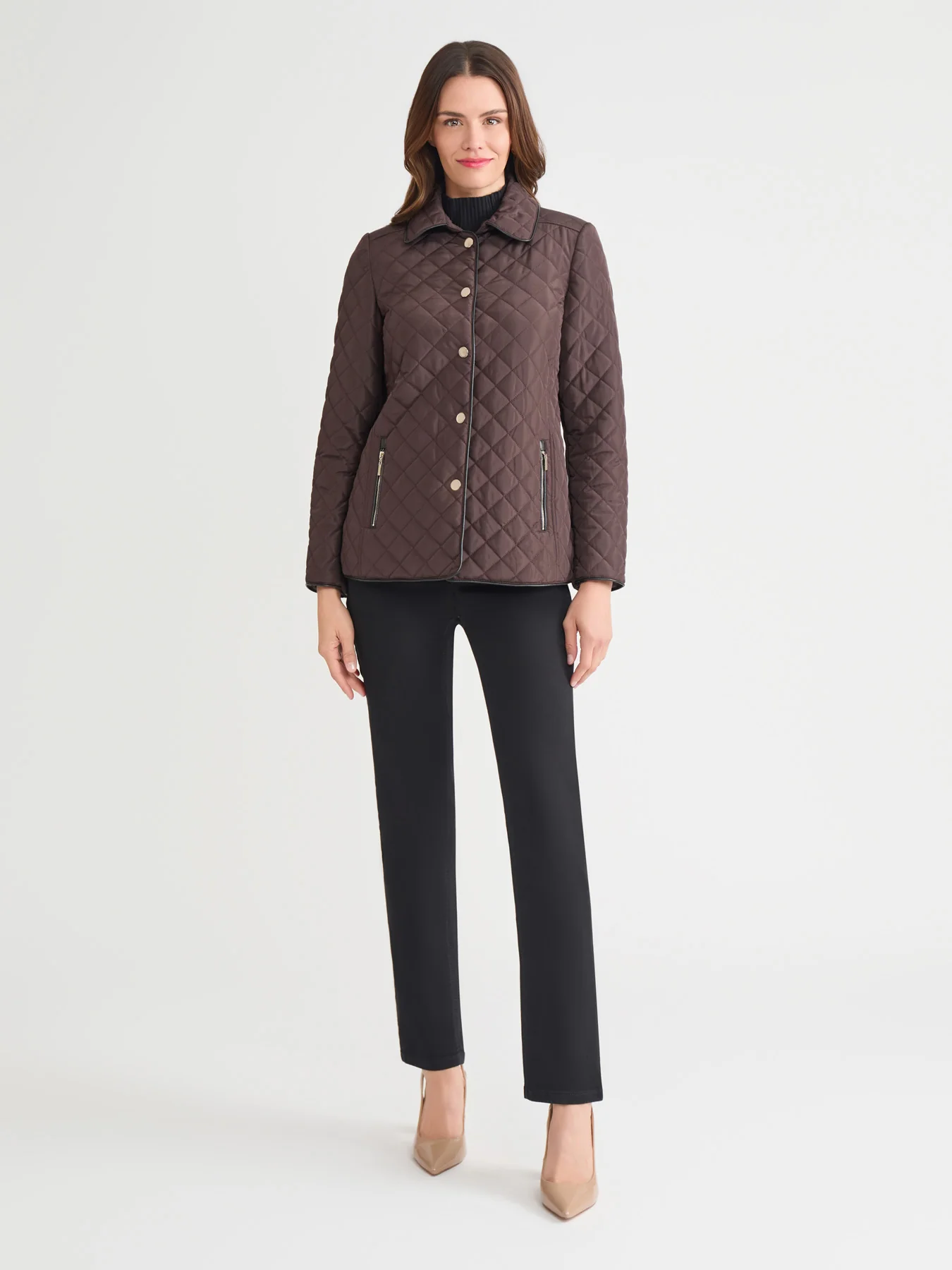 Five-Button Quilted Jacket - Image 5