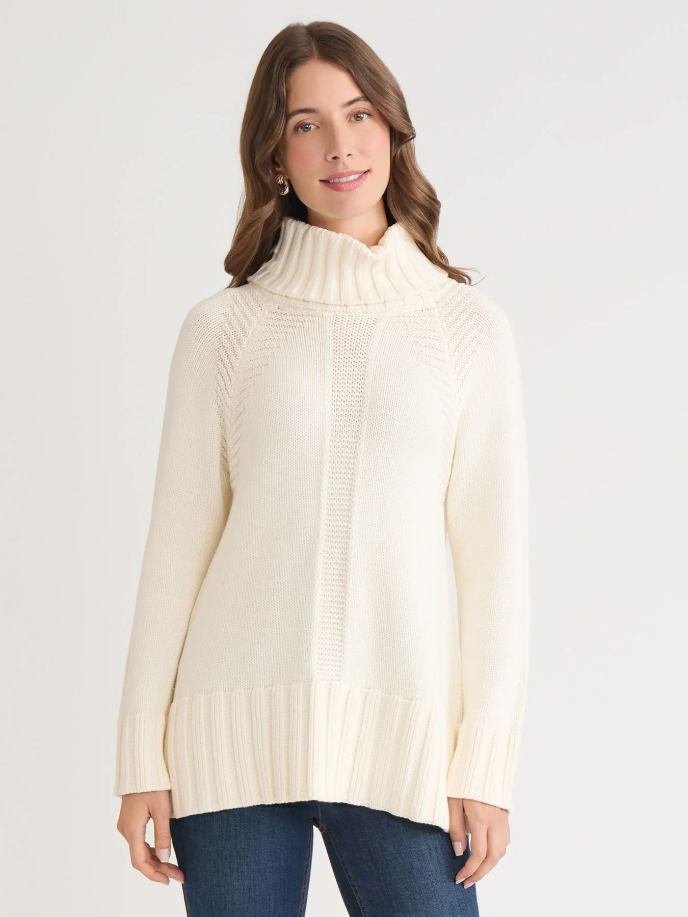 Herringbone Detail Sweater
