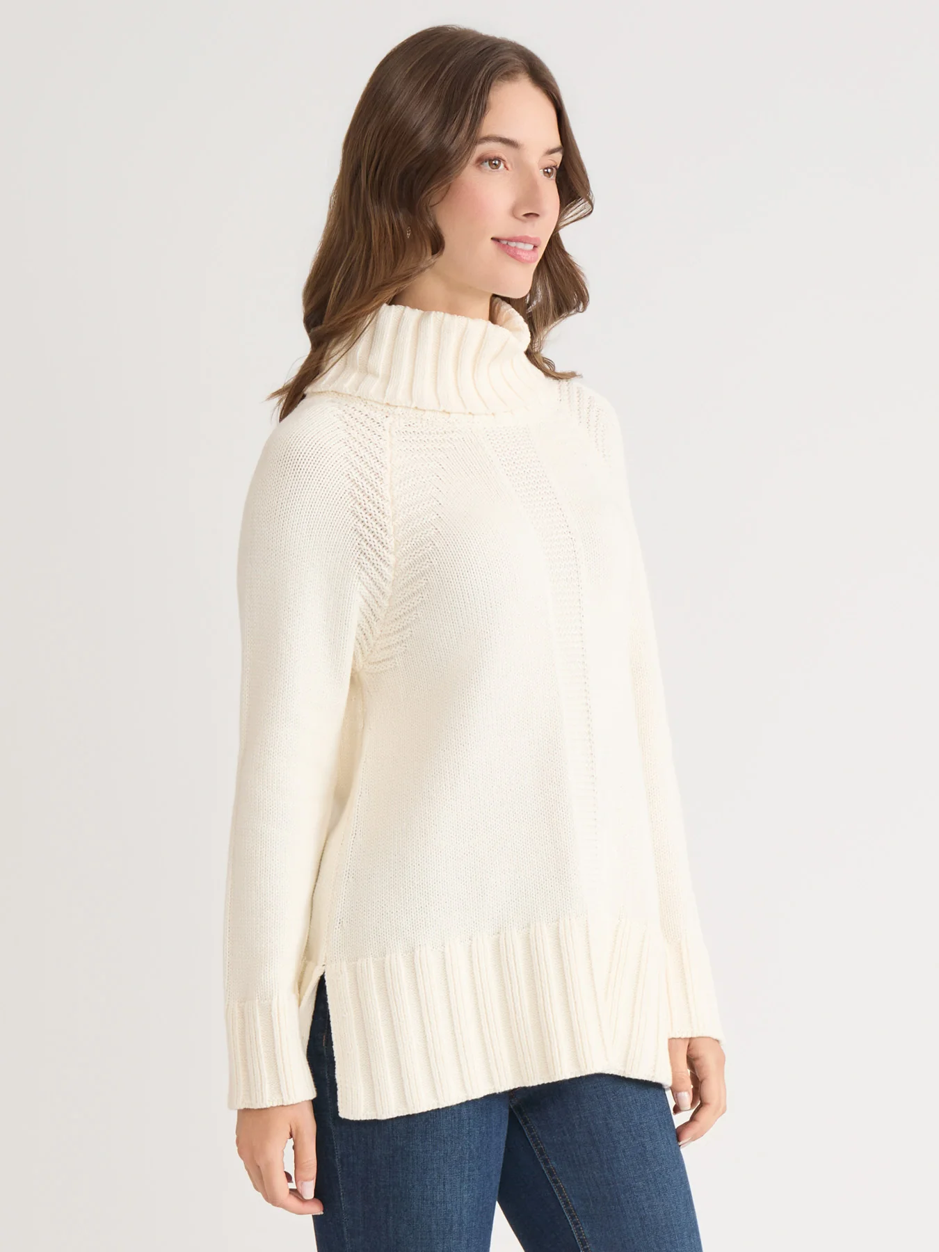 Herringbone Detail Sweater - Image 2
