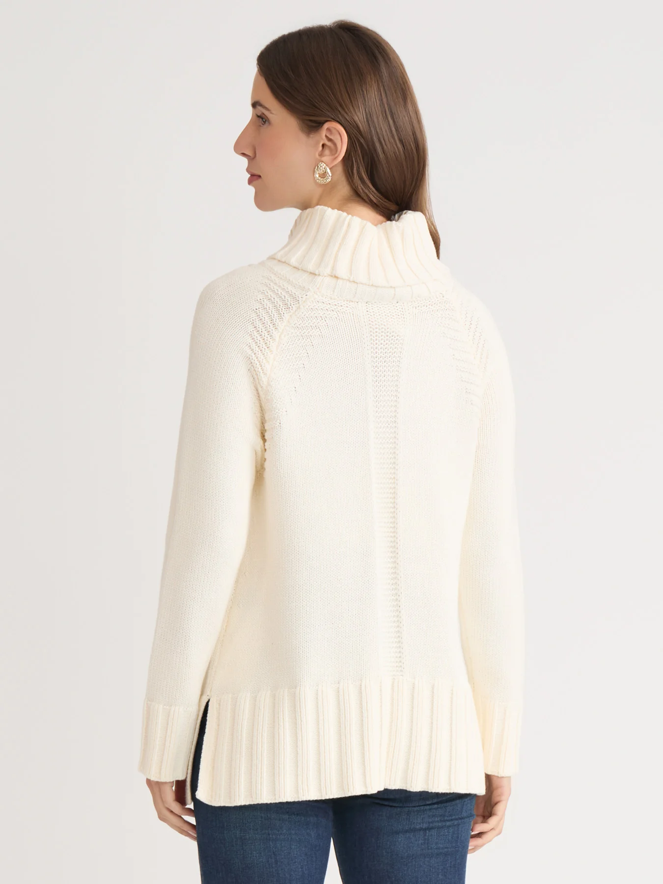 Herringbone Detail Sweater - Image 4