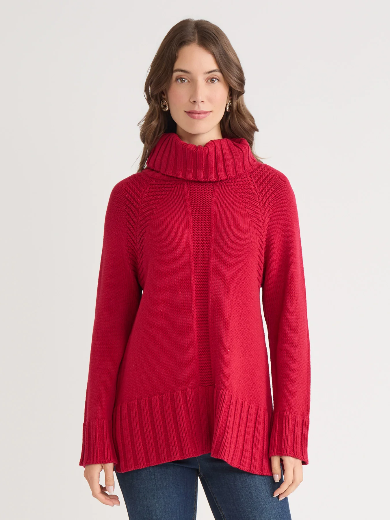 Herringbone Detail Sweater