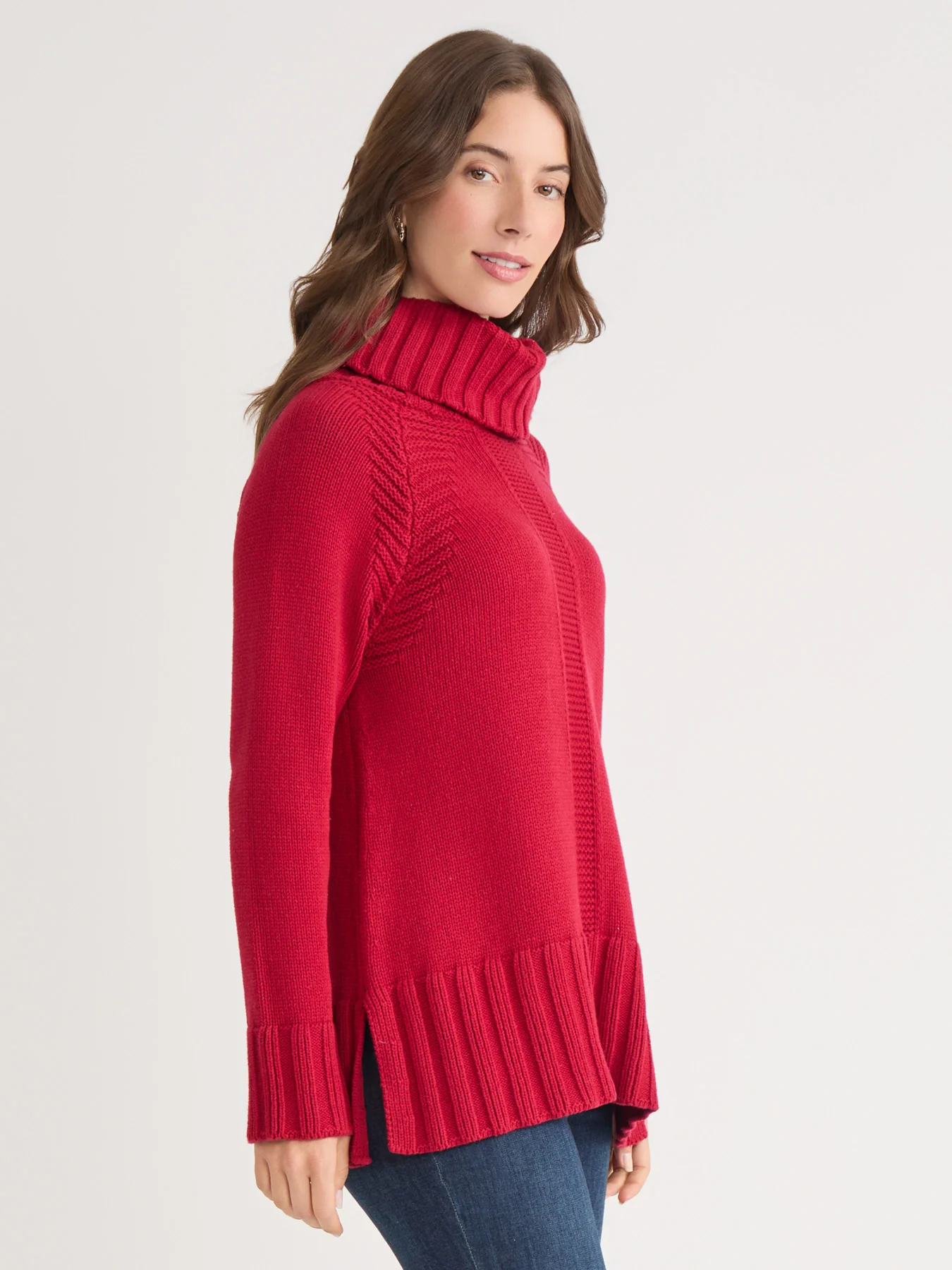 Herringbone Detail Sweater - Image 2