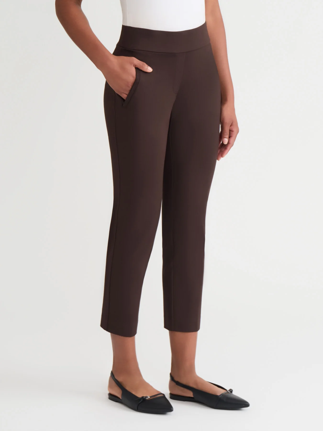 High Rise Straight Leg Pant, Modern Compression - Image 2