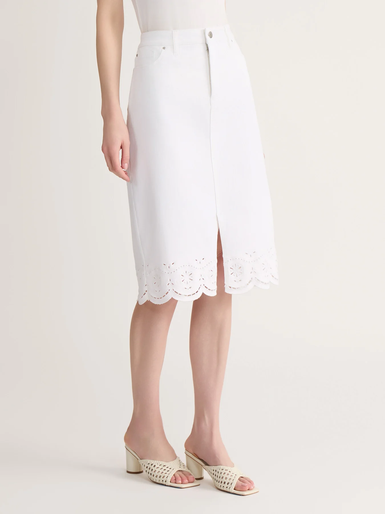 Lexington Embroidered Midi Skirt - Image 2