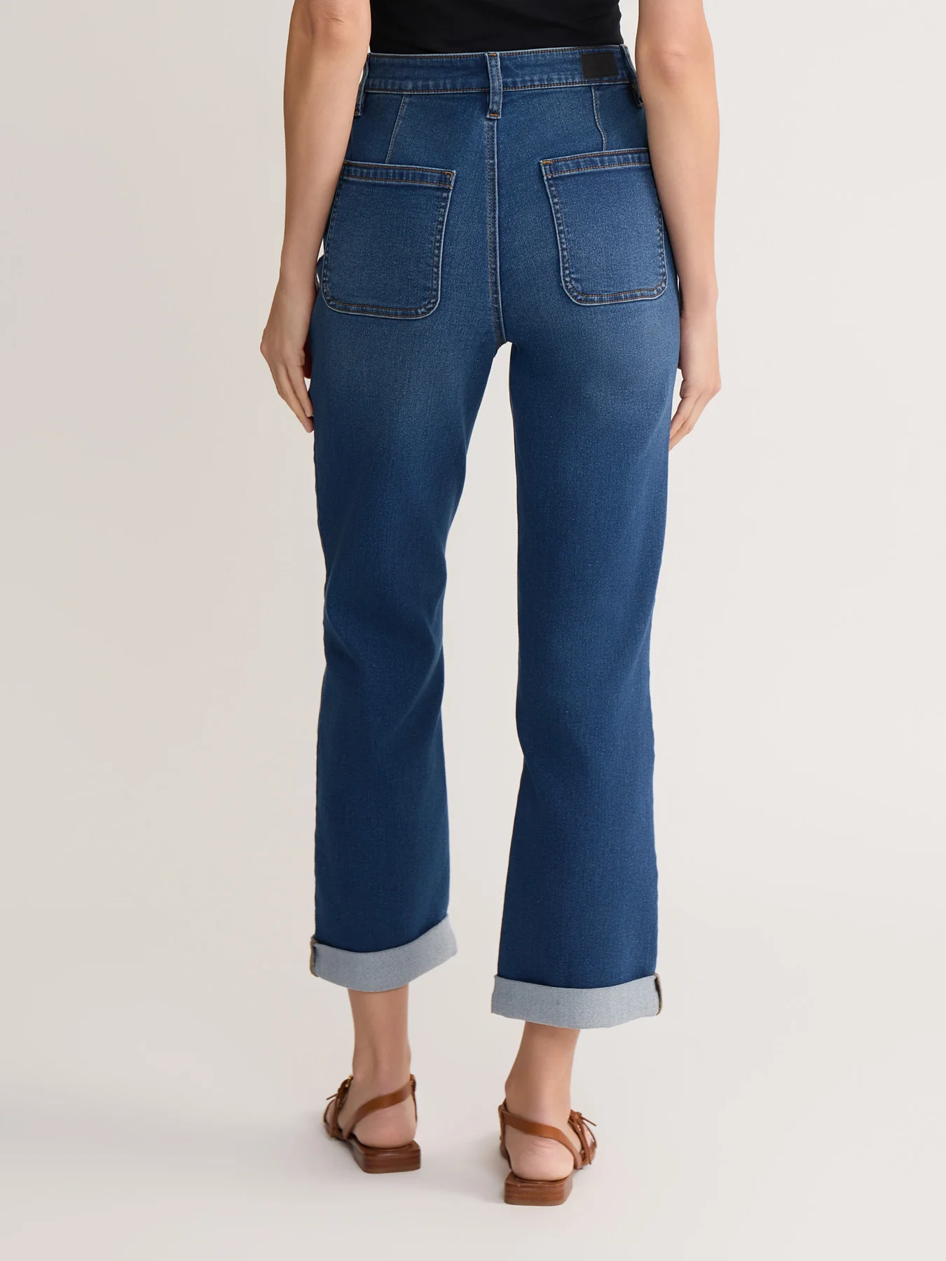 Petite Lexington Girlfriend Jeans, Phoenix Wash - Image 3