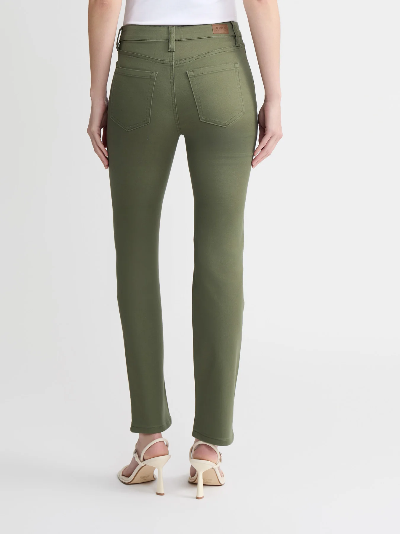 Lexington Straight Leg Jeans, Fatigue Green - Image 3