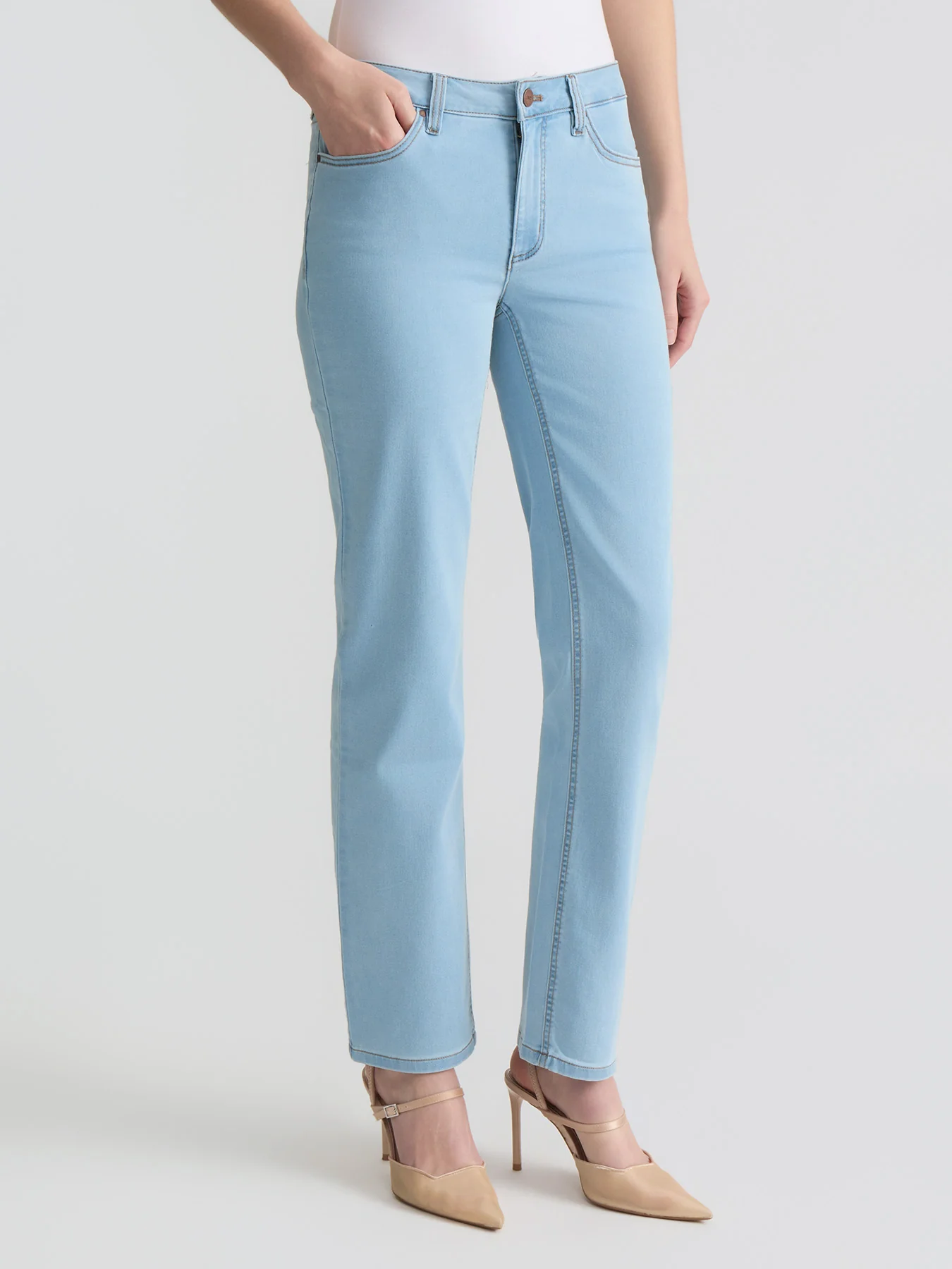 Lexington Straight Leg Jeans, Huntington Wash - Image 2