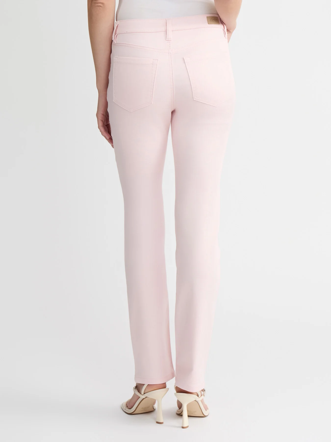 Lexington Straight Leg Jeans, Petal Pink - Image 3
