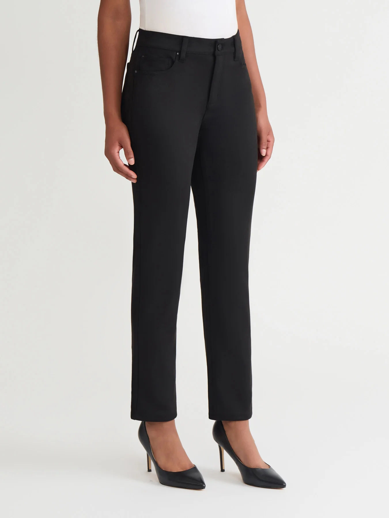 Lexington Straight Leg Pants, Scuba Suede - Image 2