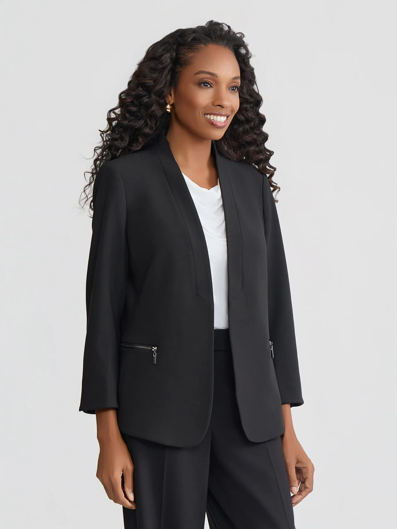Modern Zip Pocket Jacket, Liberty Stretch - Image 2