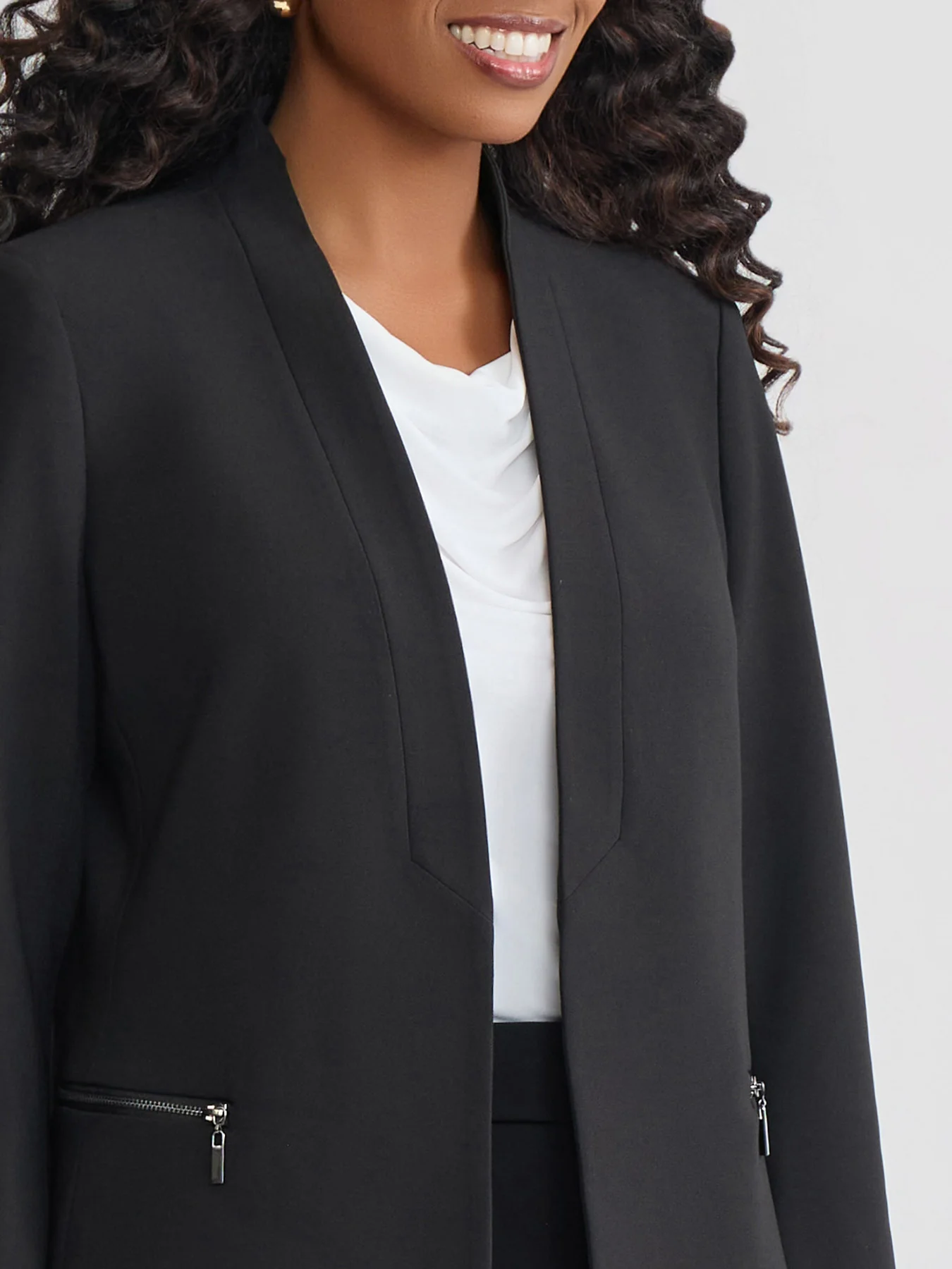 Modern Zip Pocket Jacket, Liberty Stretch - Image 3
