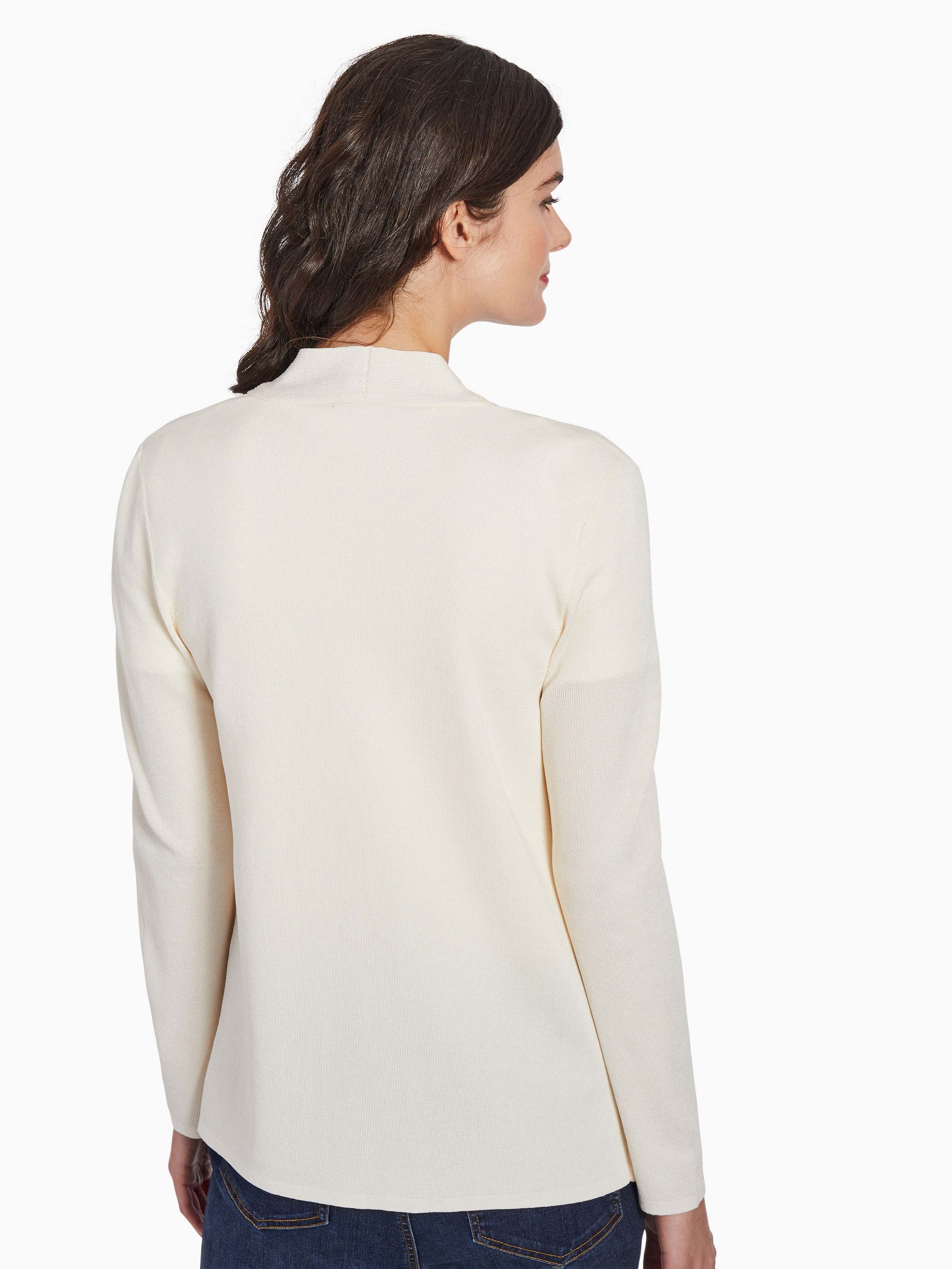 Open Front Cardigan With Pockets - Image 3