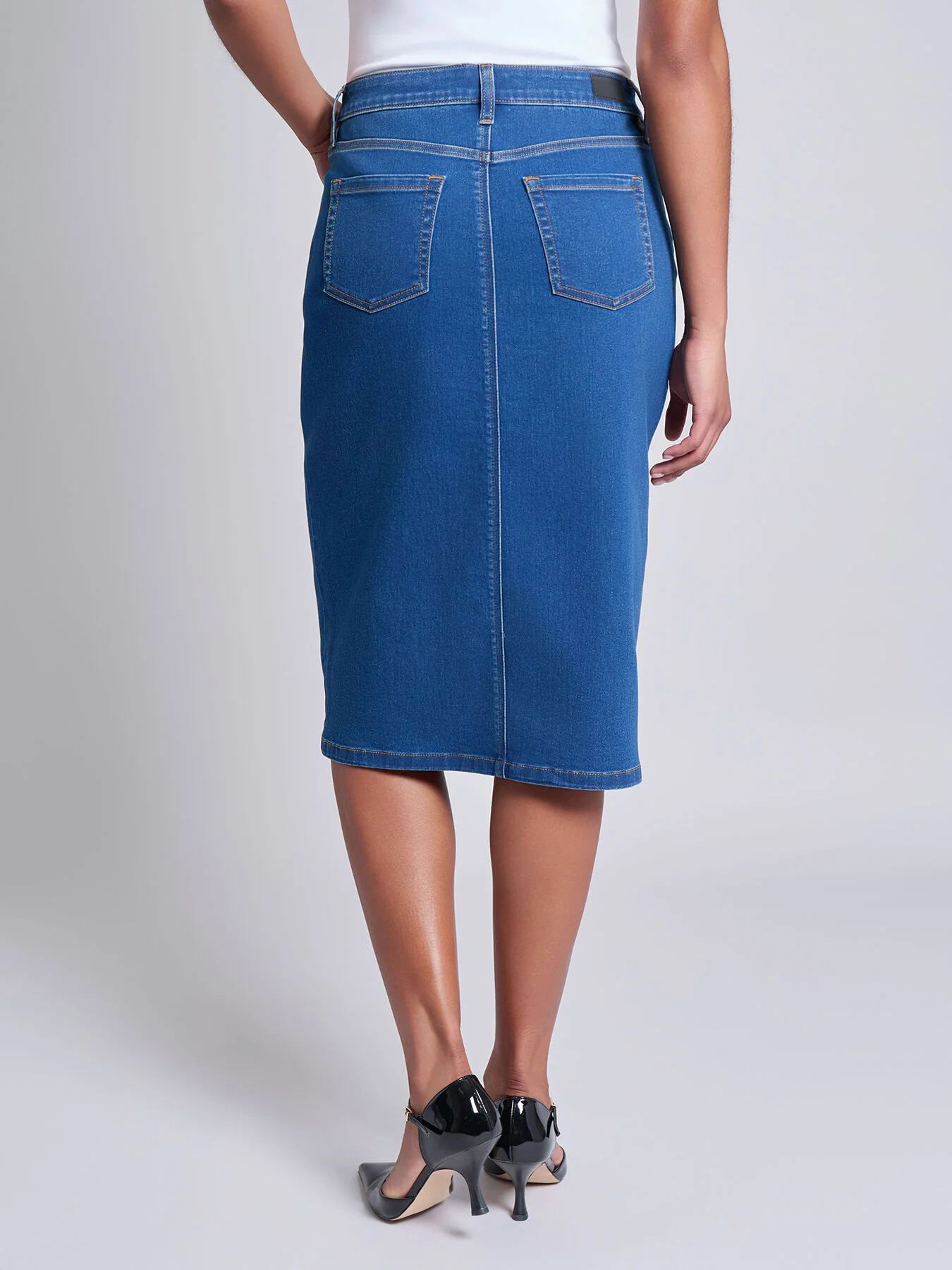 Pencil Skirt, City Denim - Image 3