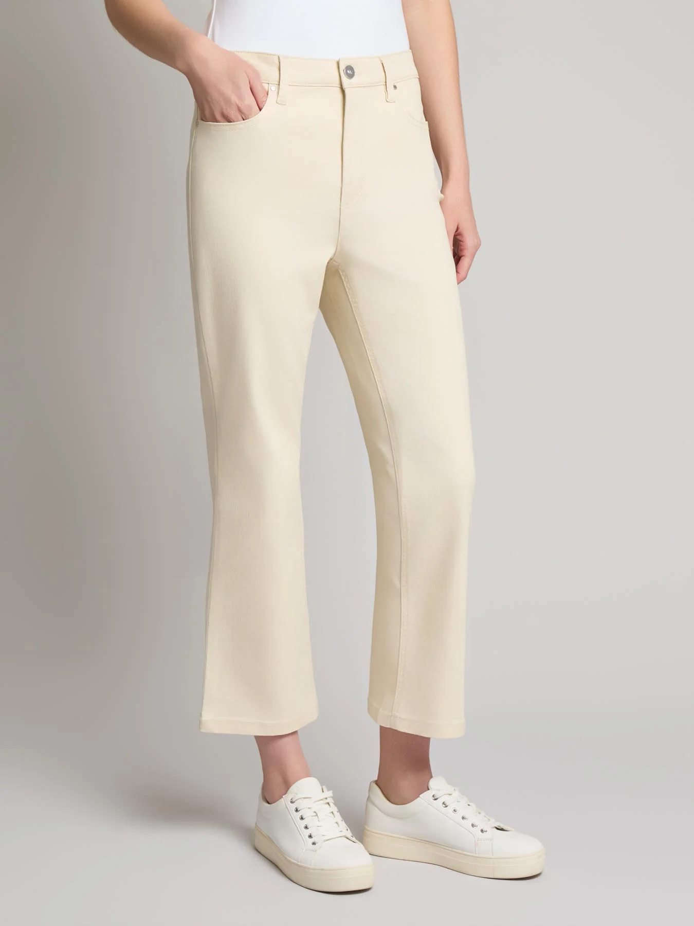Lexington Cropped Kick Flare Jeans - Image 2