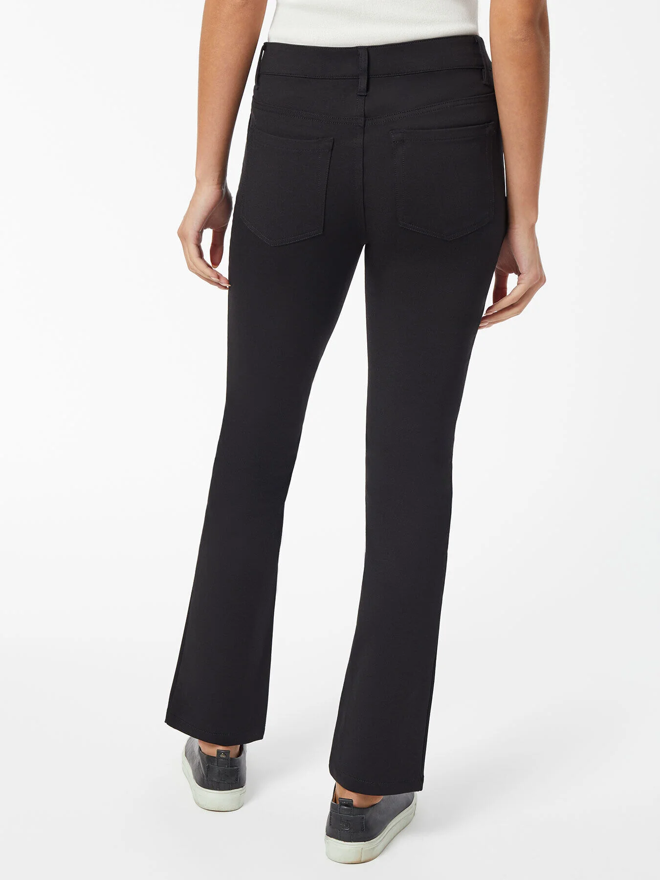Petite Lexington Modern Compression Straight Leg Pants - Image 3
