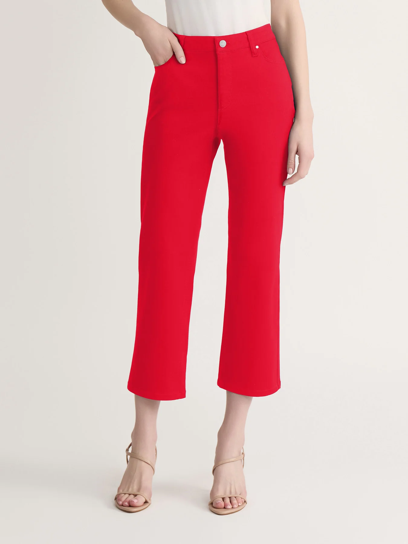 Lexington Straight Leg Cropped Jeans