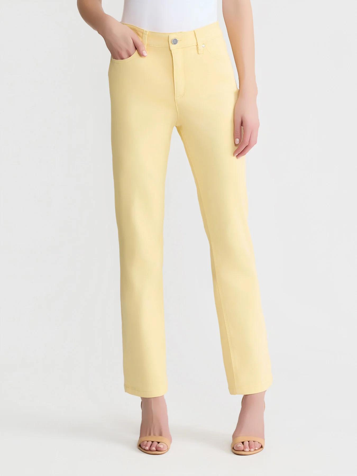 Lexington Straight Leg Jeans, Cornsilk