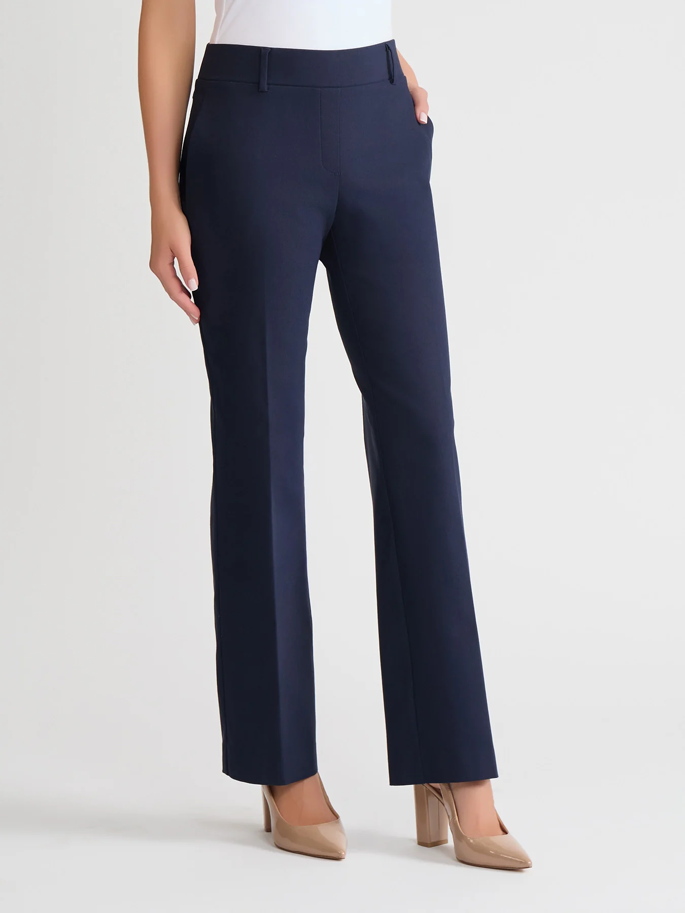 Petite Pull-On Slash Pocket Trouser, Stretch Twill - Image 2