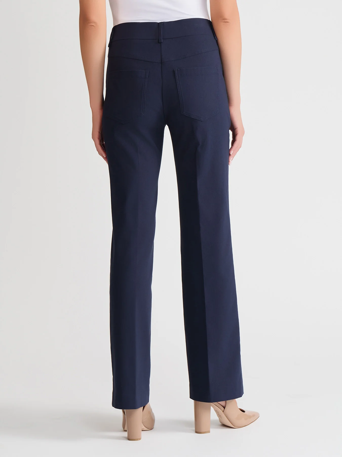 Petite Pull-On Slash Pocket Trouser, Stretch Twill - Image 3