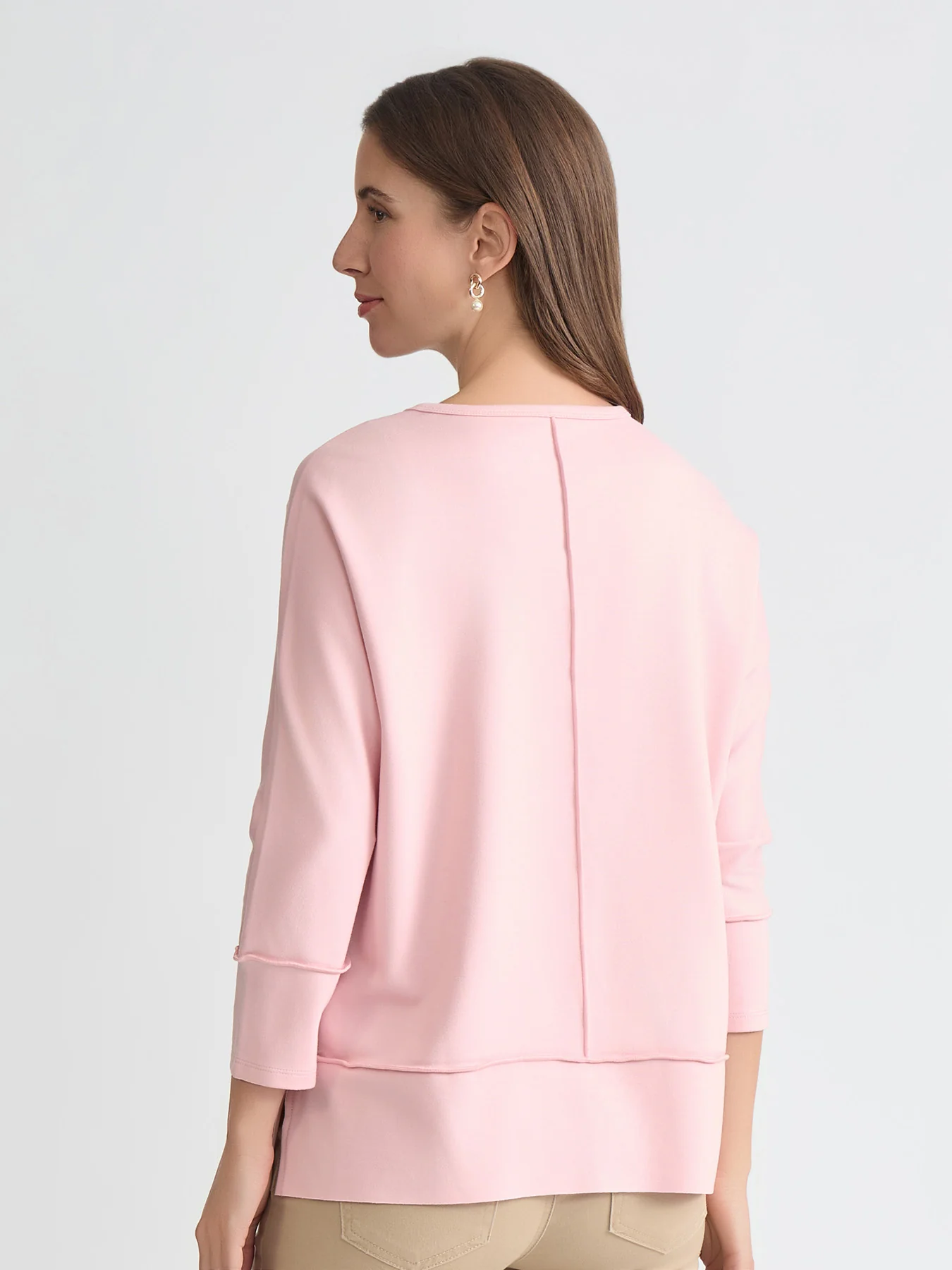 Petite Seam Detail Dolman Tunic - Image 4