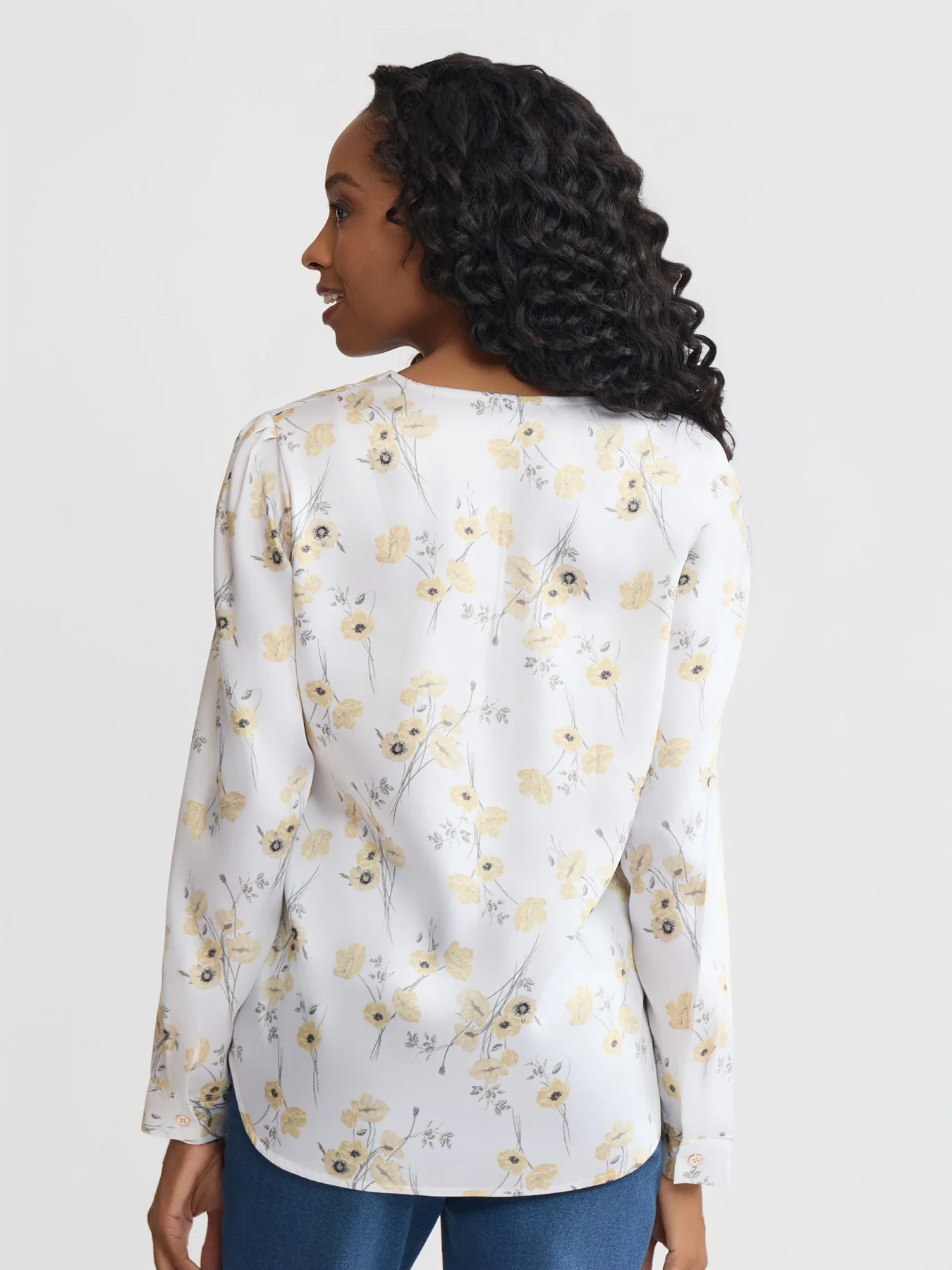 Petite Simplified Utility Blouse - Image 4