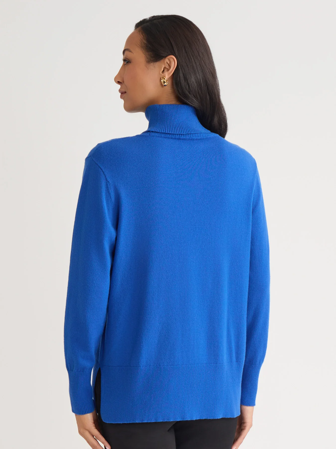 Pin Tuck Mock Neck Tunic - Image 4