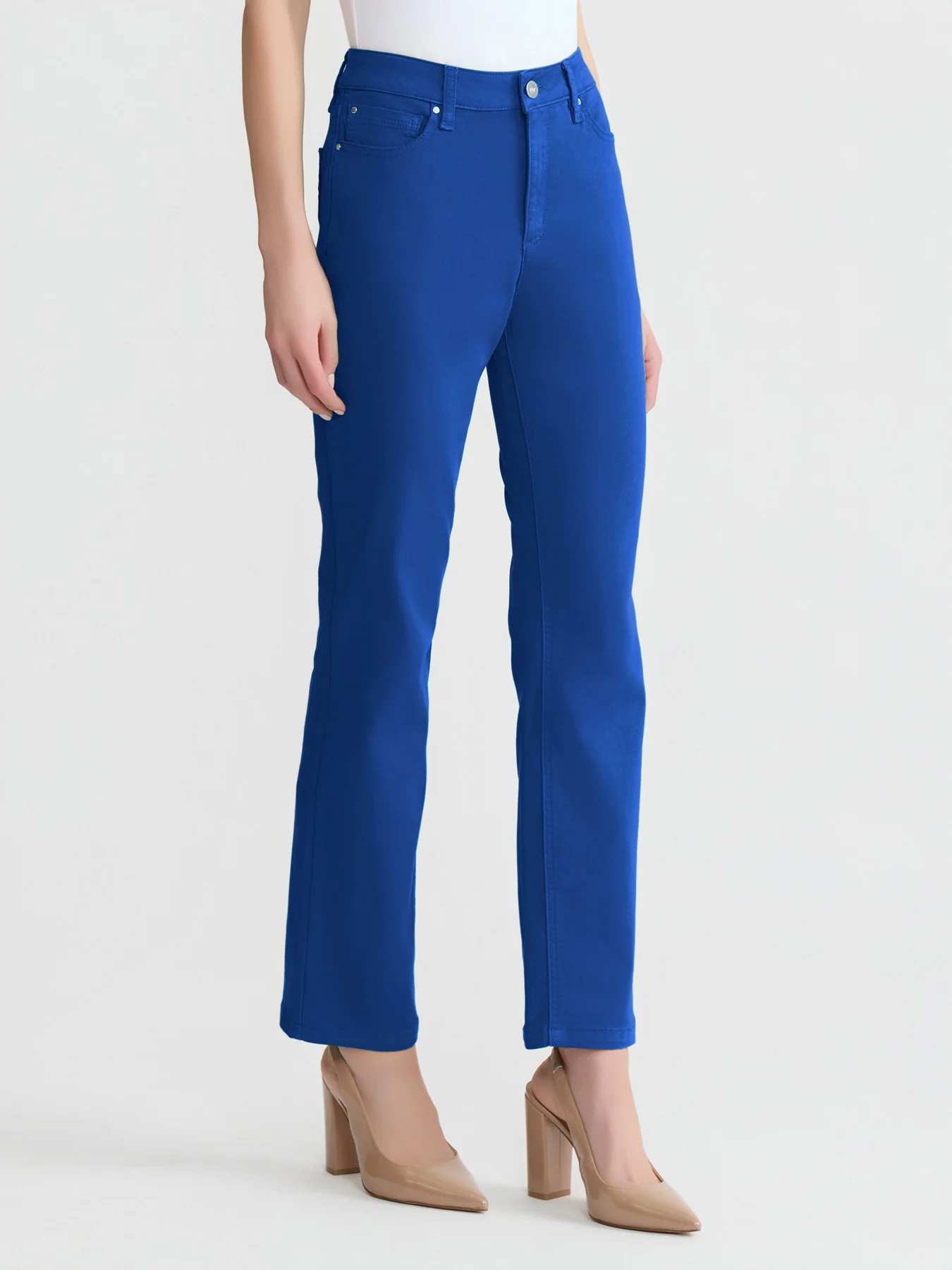 Plus Lexington Straight Leg Jeans, Sapphire - Image 2