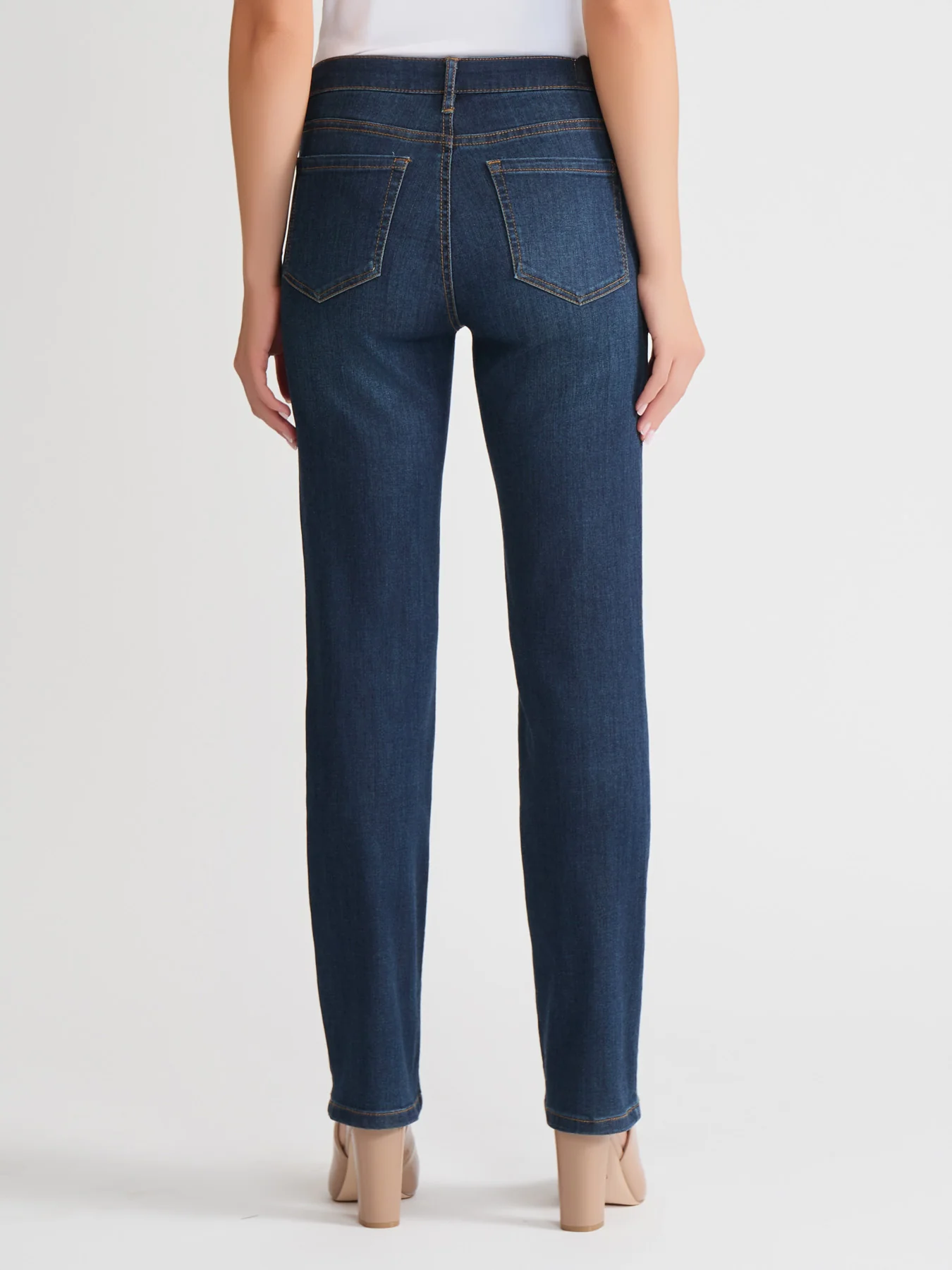 Plus Lexington Straight Leg Jeans, West Point Wash - Image 4