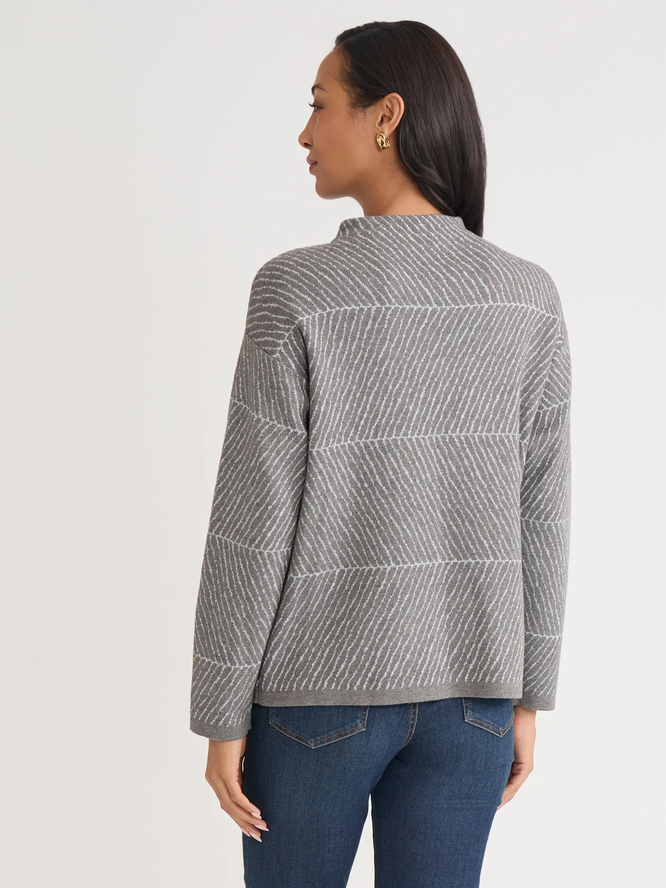 Plus Lurex Crew Neck Sweater - Image 4