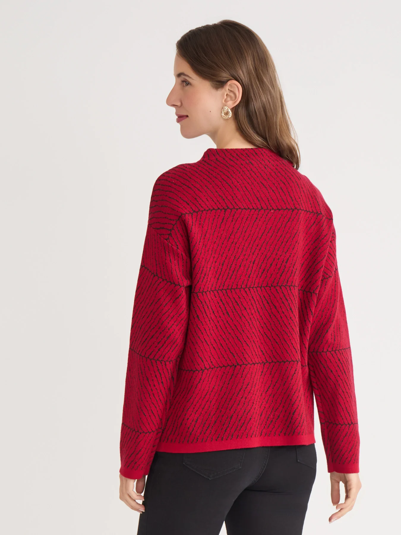 Plus Lurex Crew Neck Sweater - Image 4