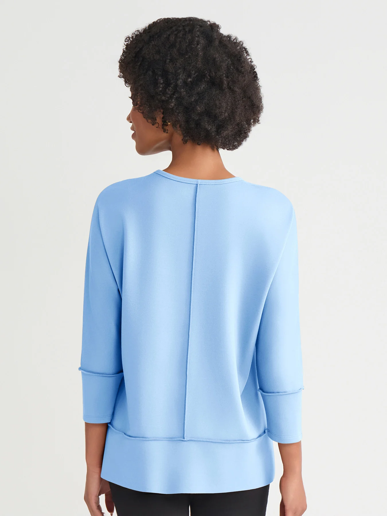 Plus Seam Detail Dolman Tunic - Image 4