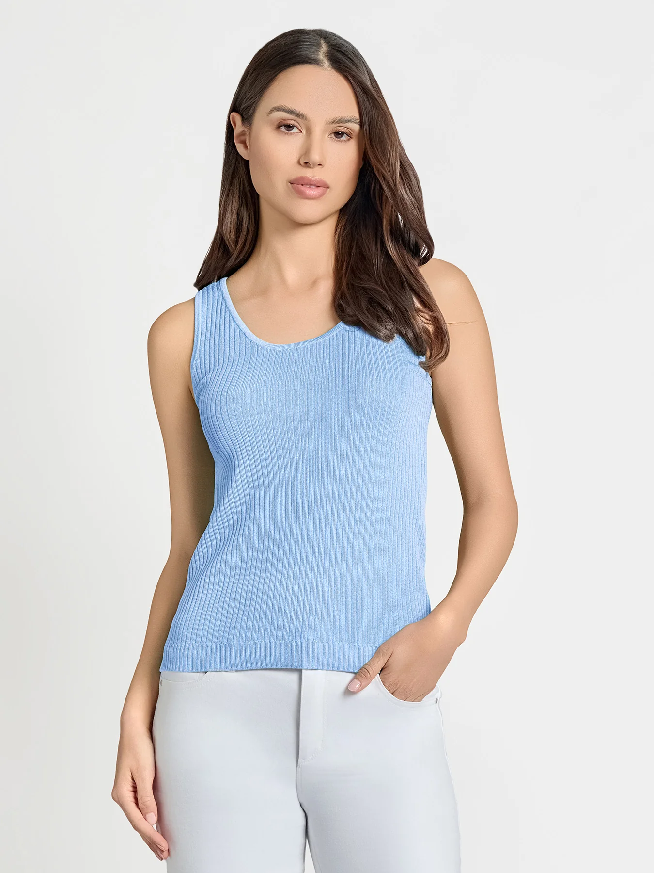 Plus Sutton Scoop Neck Tank Top