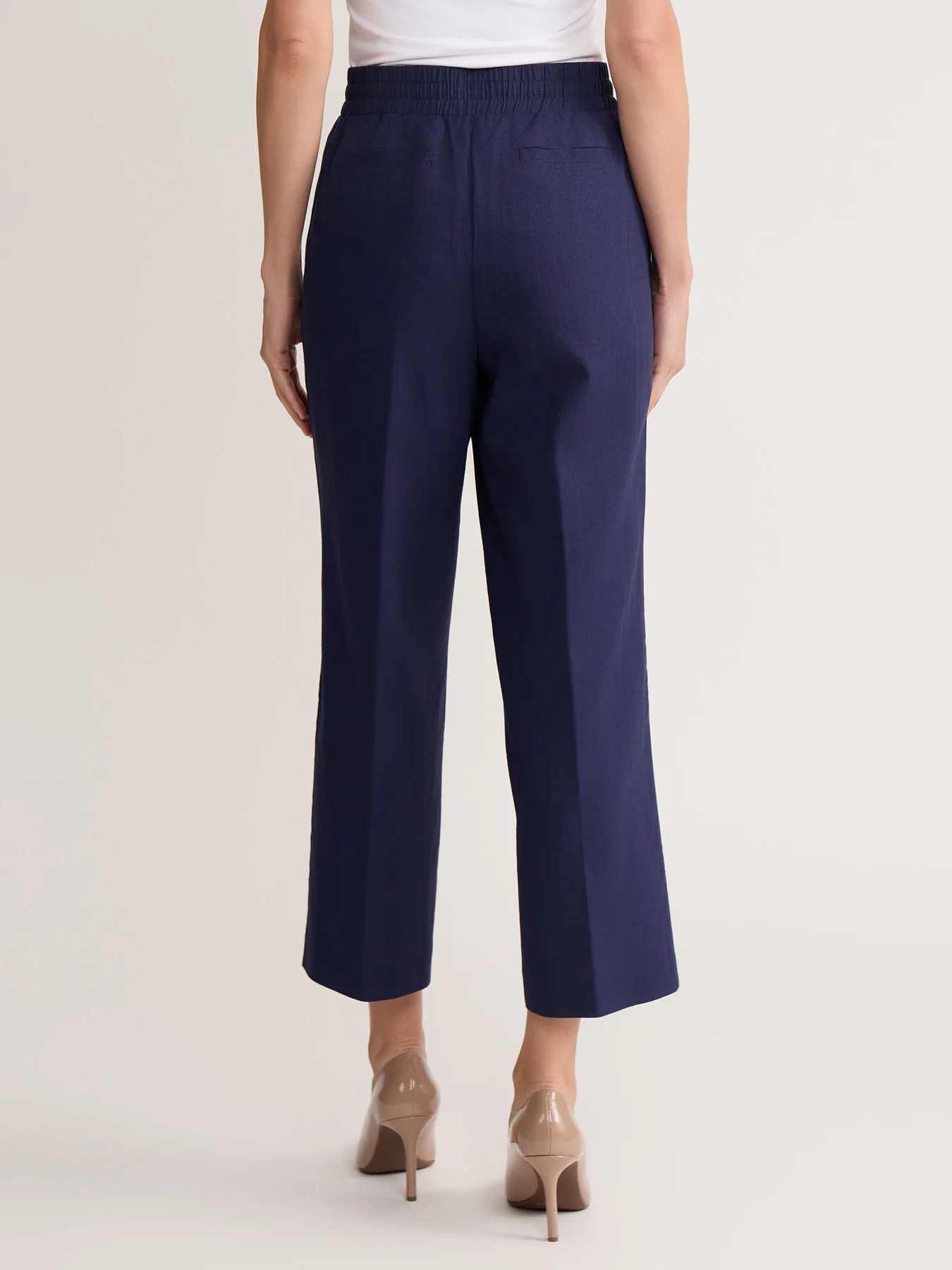 Pull-On Drawstring Pant, Linen - Image 3